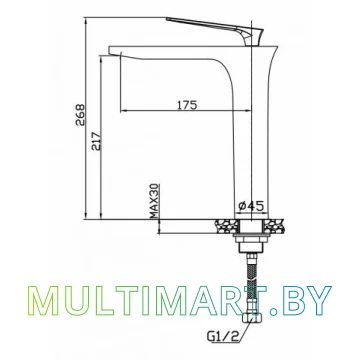 Смеситель AV Engineering AVJWL4-A224 картинка 2